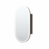 Otti Led Noosa Shaving Cabinet 900x450mm Premium Edition Sable Walnut LED-SOV9045SW-VP