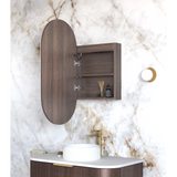 Otti Led Noosa Shaving Cabinet 900x450mm Premium Edition Sable Walnut LED-SOV9045SW-VP
