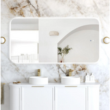 Otti Newport Frameless Back Lit Tuffi Led Mirror 1500x750mm LED-SQ1575N