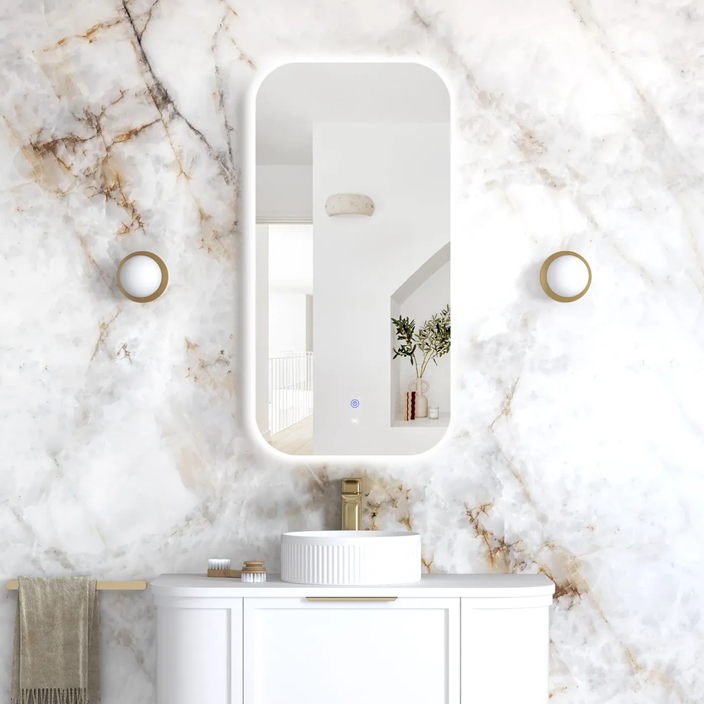Otti Newport Frameless Back Lit Tuffi Led Mirror 900x450mm LED-SQ9045N