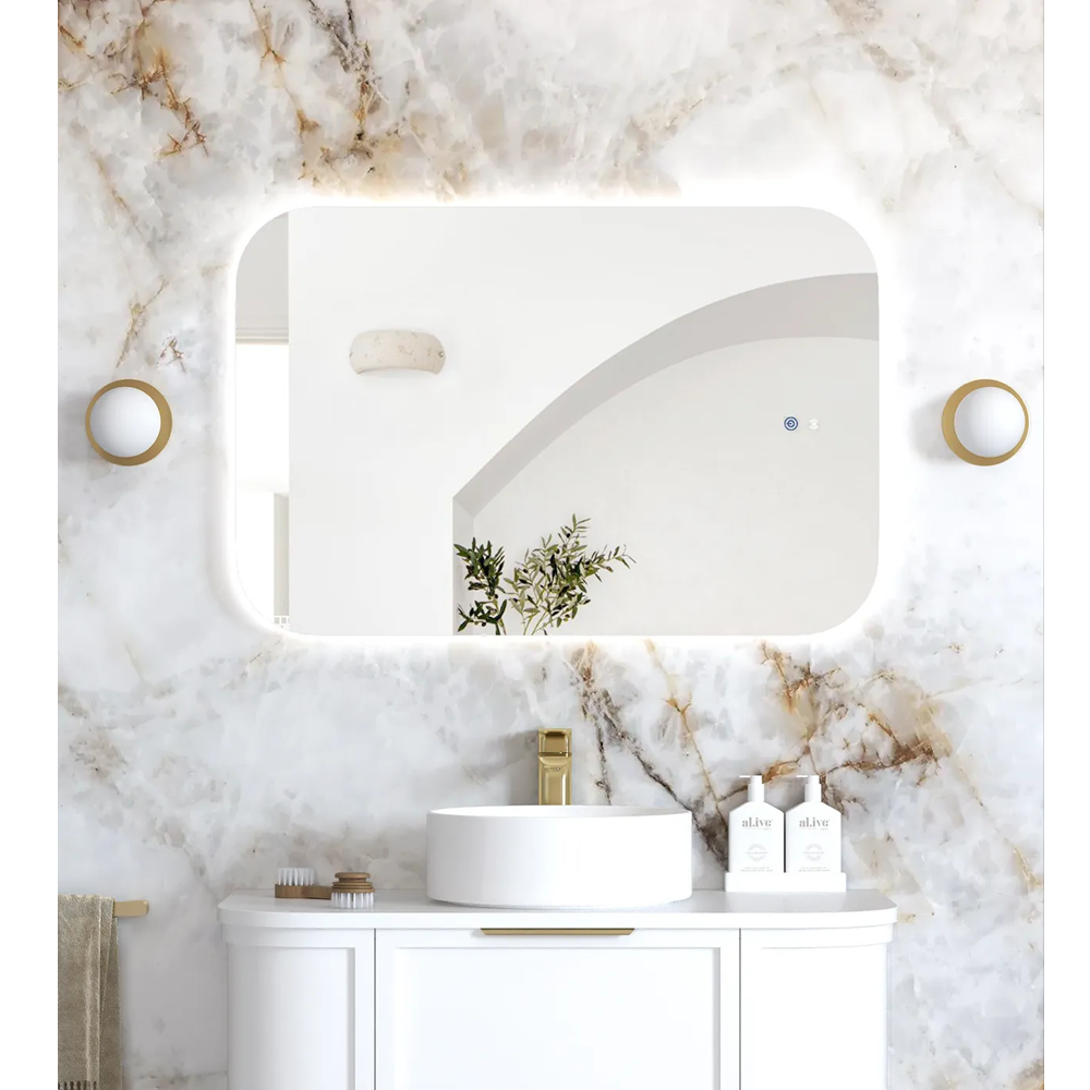 Otti Newport Frameless Back Lit Tuffi Led Mirror 900x600mm LED-SQ9060N