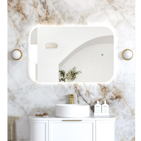 Otti Newport Frameless Back Lit Tuffi Led Mirror 900x600mm LED-SQ9060N