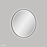 Fienza Reba LED Framed Mirror 700mm Matte Black LED700FRB