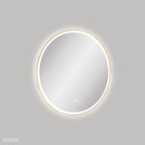 Fienza Reba LED Framed Mirror 700mm Urban Brass LED700FRUB