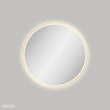 Fienza Reba LED Framed Mirror 700mm Urban Brass LED700FRUB