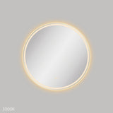 Fienza Reba LED Framed Mirror 700mm Urban Brass LED700FRUB