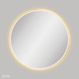 Fienza Reba LED Framed Mirror 900mm Urban Brass LED900FRUB