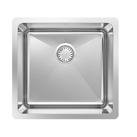 Abey Laundry Sink 470x450mm Topmount/Undermount with overflow Stainless Steel LT120
