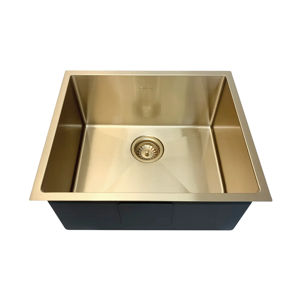 Otti Axon Sink 450x450x220mm 45S Brushed Gold M-CBS-810-45BG