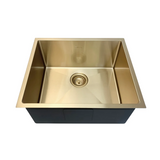Otti Axon Sink 450x450x220mm 45S Brushed Gold M-CBS-810-45BG