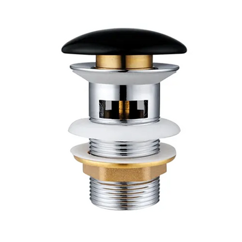 Otti Pop Up Waste 32mm w/ Overflow Black M38-CB