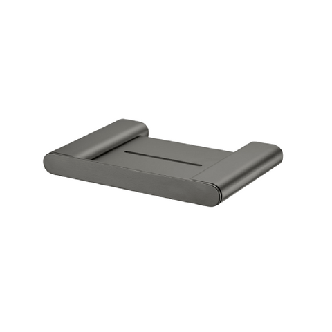 Oliveri Madrid Soap Holder w/Shelf Gunmetal MA859FF5GM