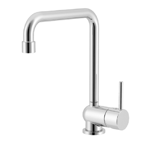Abey Malibu Squareneck Sink Mixer Sidelever Chrome MALIBUQ