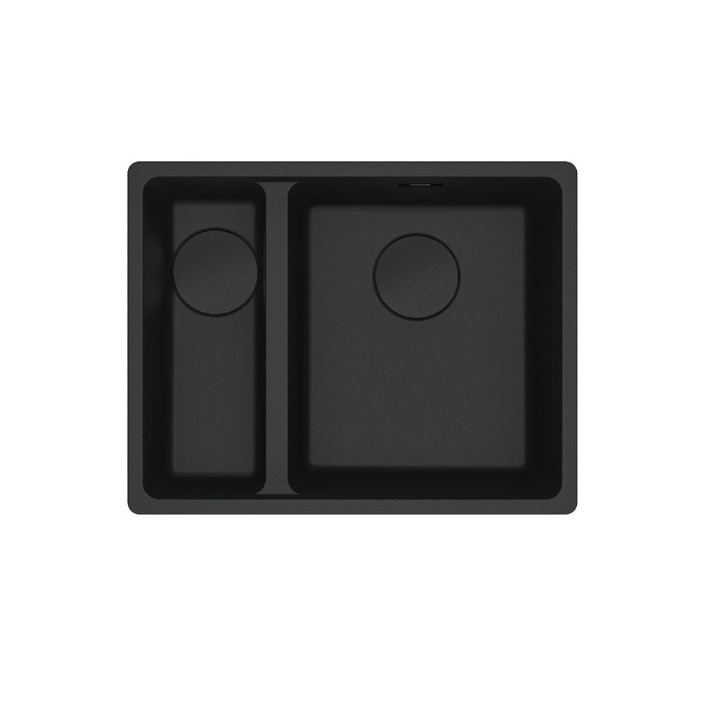Franke Maris 1 and 1/2 Bowl 340/150mm Matte Black Undermount (Inc DT651) MRG160SBLMB-FPC