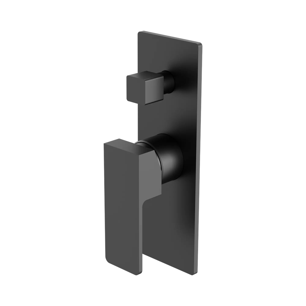 Nero Celia Shower Mixer Diverter Uni Body (Trim Kit Only) Matte Black NR301511ATMB