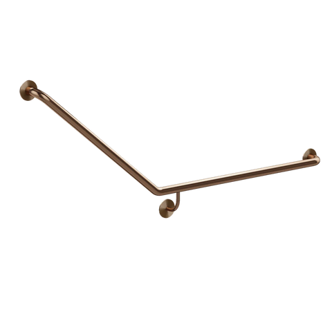 Meir 40° Grab Rail Right Hand 32×850×700mm Lustre Bronze MCR-40Right Hand70-PVDBZ