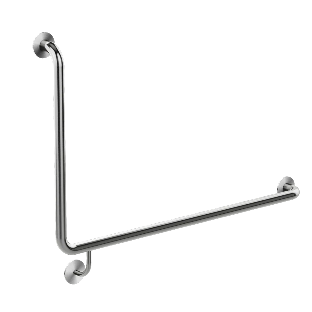 Meir 90° Grab Rail Right Hand 32×950×600mm Brushed Nickel MCR-90Right Hand60-PVDBN