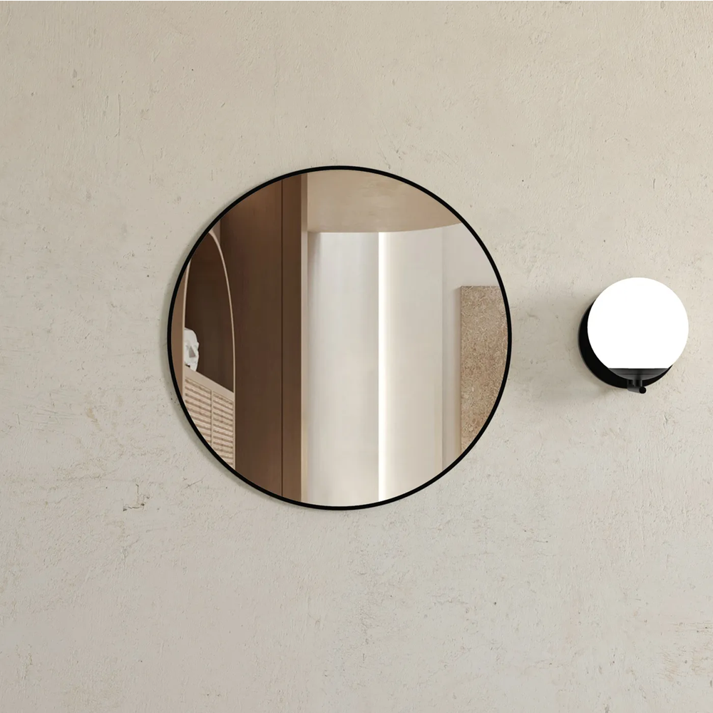 Otti London Mirror 700mm Black Metal Frame MFM700B-N