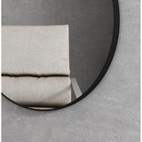 Otti London Mirror 700mm Black Metal Frame MFM700B-N
