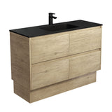 Fienza Montana Amato On Kickboard Vanity 1200mm (1 Taphole) Scandi Oak MON120BSK