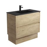 Fienza Montana Amato On Kickboard Vanity 900mm (1 Taphole) Scandi Oak MON90BSK