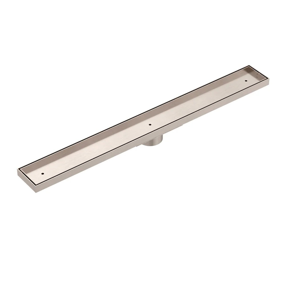 Meir Channel Waste 900mm w/ Tile Insert & Hair Catcher Champagne MP06F-T900-CH