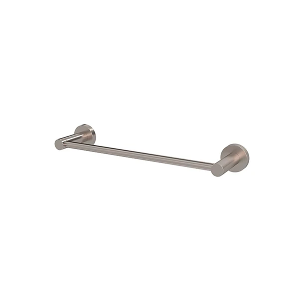 Meir Round Single Towel Rail 300mm Champagne MR01SR30CH