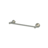 Meir Round Single Towel Rail 300mm Brushed Nickel MR01SR30PVDBN