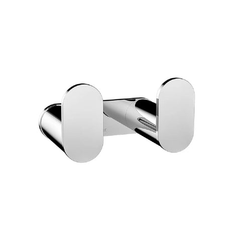 Meir Curvae Double Robe Hook Chrome MRRH-2D00N-C