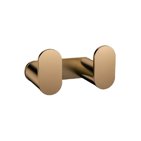 Meir Curvae Double Robe Hook Lustre Bronze MRRH-2D00N-PVDBZ