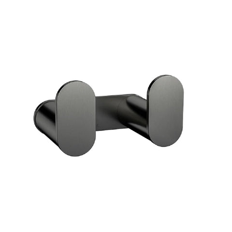 Meir Curvae Double Robe Hook Shadow MRRH-2D00N-PVDGM