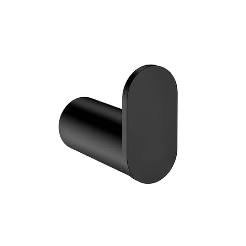 Meir Curvae Single Robe Hook Matte Black MRRH-2S00N