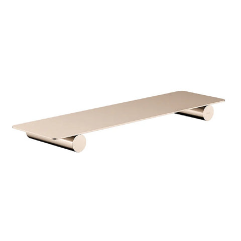 Meir Curvae Shower Shelf 400mm Champagne MRSS-2040N-CH