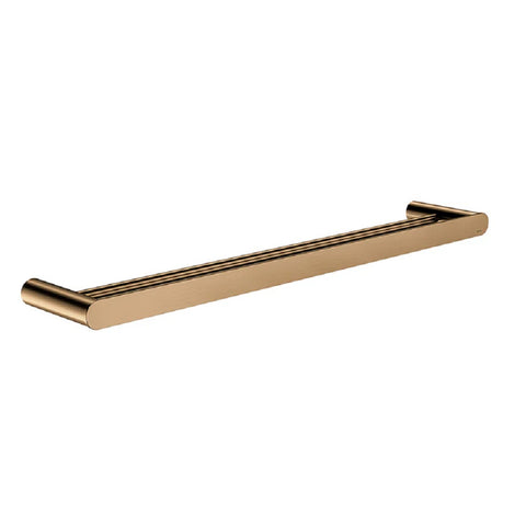 Meir Curvae Double Towel Rail 600mm Lustre Bronze MRTR-3D60N-PVDBZ