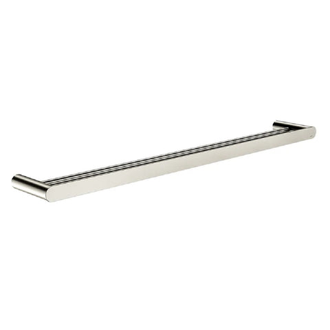 Meir Curvae Double Towel Rail 800mm Brushed Nickel MRTR-3D80N-PVDBN