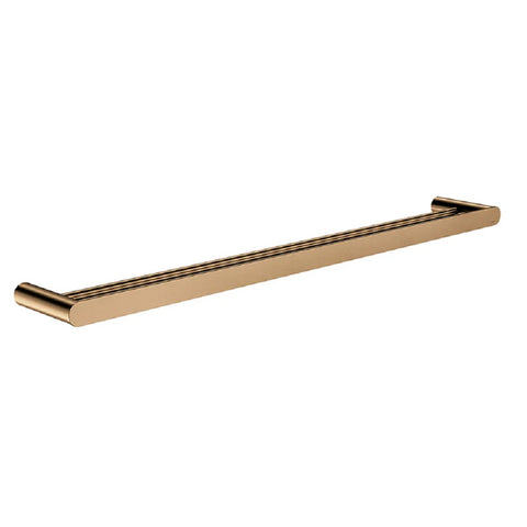 Meir Curvae Double Towel Rail 800mm Lustre Bronze MRTR-3D80N-PVDBZ