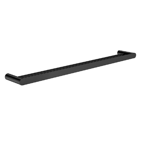 Meir Curvae Double Towel Rail 800mm Matte Black MRTR-3D80N