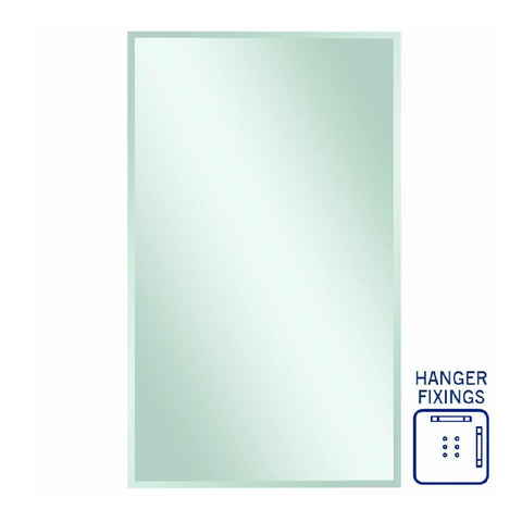 Thermogroup Montana Rectangle 25mm Bevel Edge Mirror - 1500x900mm with Hangers MS1590HN