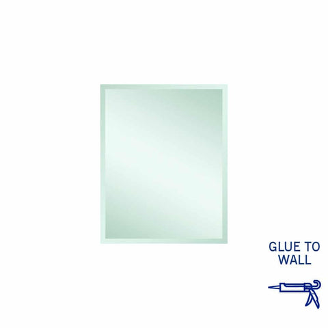 Thermogroup Montana Rectangle 25mm Bevel Edge Mirror - 600x750mm Glue-to-Wall MS6075GT