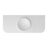 Otti Havana English Edge Top 1200x500x50mm w/ Round Basin Matte White MTHA125RB-50