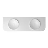 Otti Havana English Edge Top 1500x500x50mm w/ Round Basin Matte White MTHA155RB-50