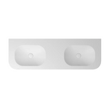 Otti Havana English Edge Top 1500x500x50mm w/ Soft Square Basin Matte White MTHA155SB-50