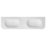 Otti Chloe Top 1800x500mm w/ Basin Silk Matte White MTHA185CS