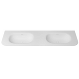 Otti Chloe Top 1800x500mm w/ Basin Silk Matte White MTHA185CS