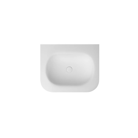 Otti Chloe Top 600x500mm w/ Basin Silk Matte White MTHA65CS