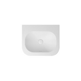 Otti Havana English Edge Top 600x500x50mm w/ Soft Square Basin Matte White MTHA65SB-50