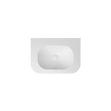 Otti Havana English Edge Top 750x500x50mm w/ Soft Square Basin Matte White MTHA75SB-50