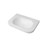 Otti Havana English Edge Top 750x500x50mm w/ Soft Square Basin Matte White MTHA75SB-50