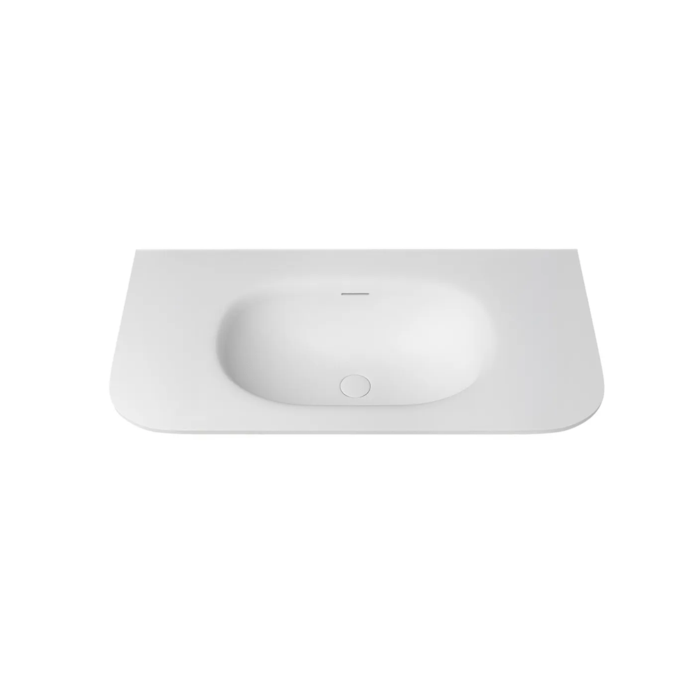 Otti Chloe Top 900x500mm w/ Basin Silk Matte White MTHA95CS