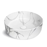 Otti Radius Basin Round 360mm Above Counter Marble OT3600MCAR